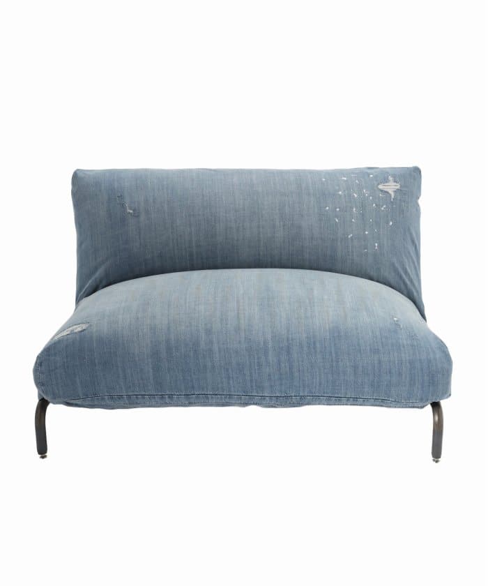 【廃番のため在庫限りで販売終了/50%OFF】RODEZ SOFA 2P Damage DENIM COVER(カバーのみ)　700