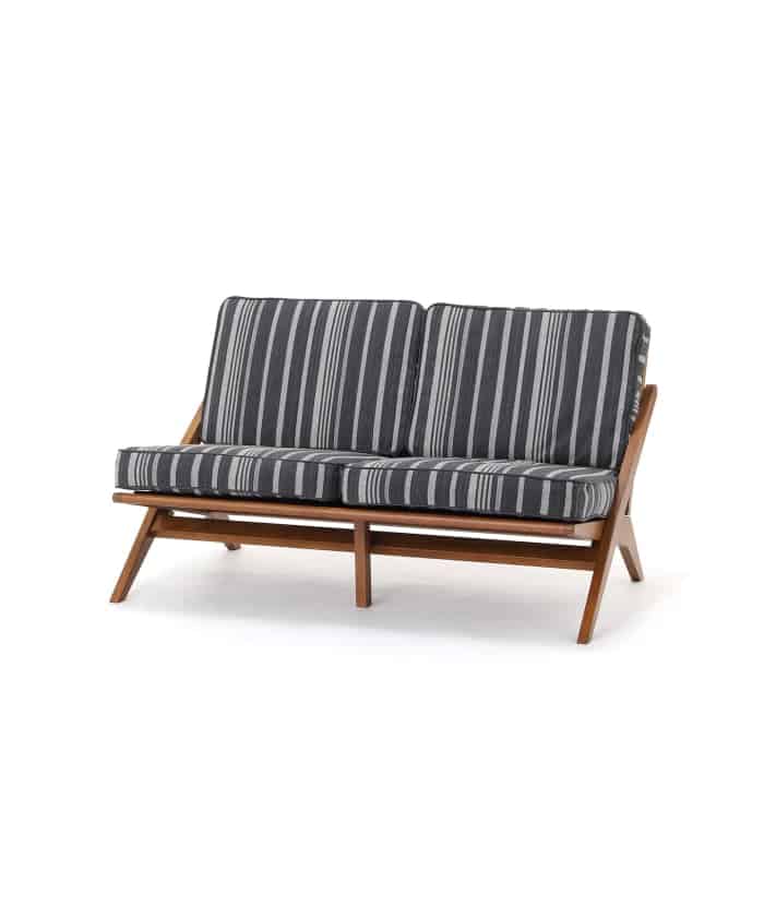 GHENT SOFA 2P COVER STRIPE(GRY)　ヘント ソファカバー 700