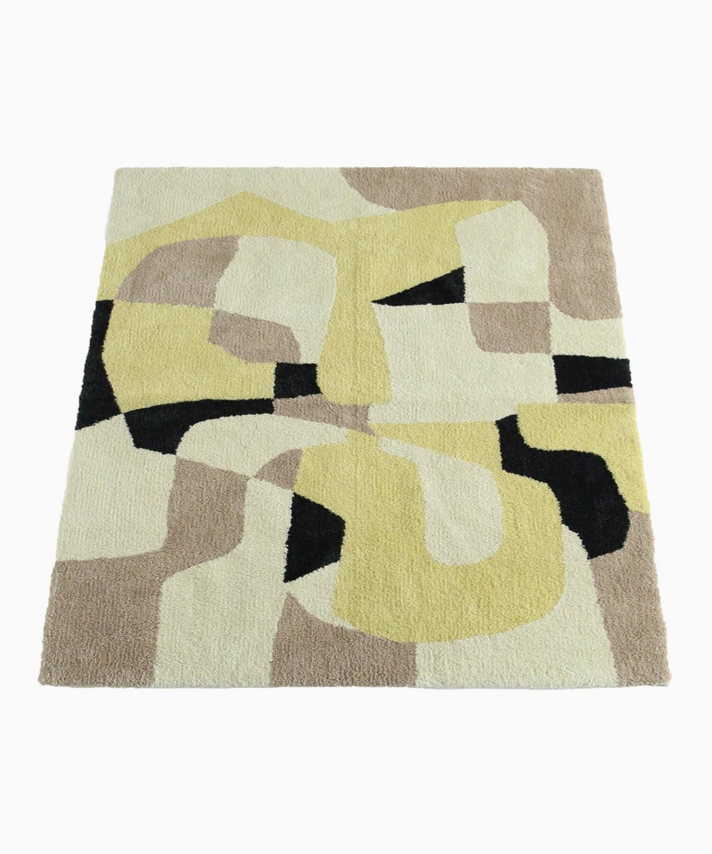 PICFAIR RUG 200x200　ピクフェアラグ　イエロー　013 イエロー