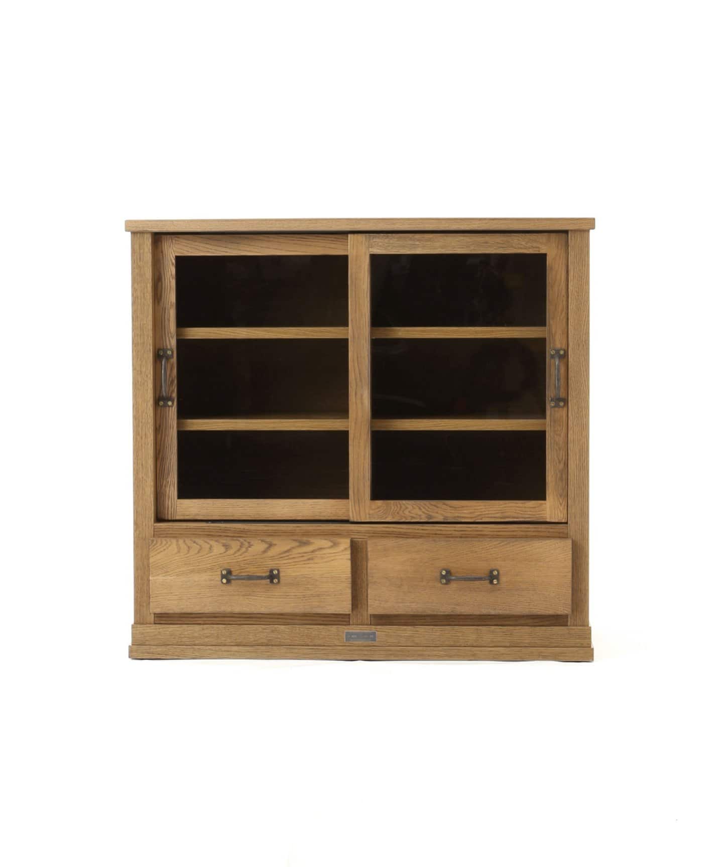 Elverson Glass Cabinet S with Drawers エルバーソンガラスキャビネットS 引き出し付き　707