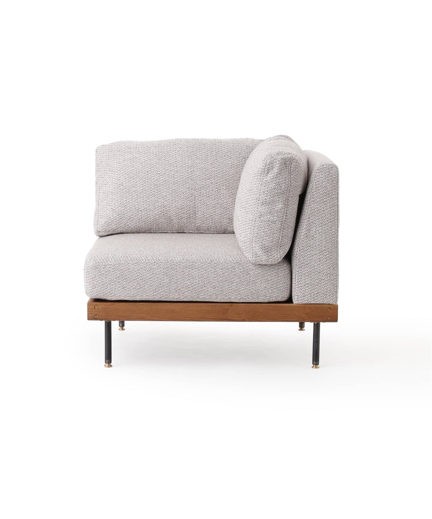 【送料お得な低価格/組立要】LILLE CORNER SOFA 2ND 25(IVORY)　リルコーナーソファ 700 グレー