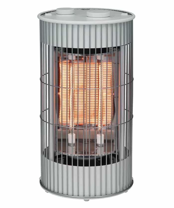 ［±0/プラスマイナスゼロ］TERRACE HEATER　テラスヒーター ライトグリーングレー 　016