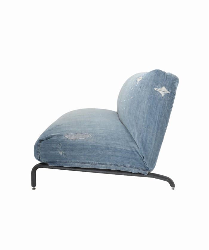 【廃番のため在庫限りで販売終了/50%OFF】RODEZ SOFA 2P Damage DENIM COVER(カバーのみ)　700