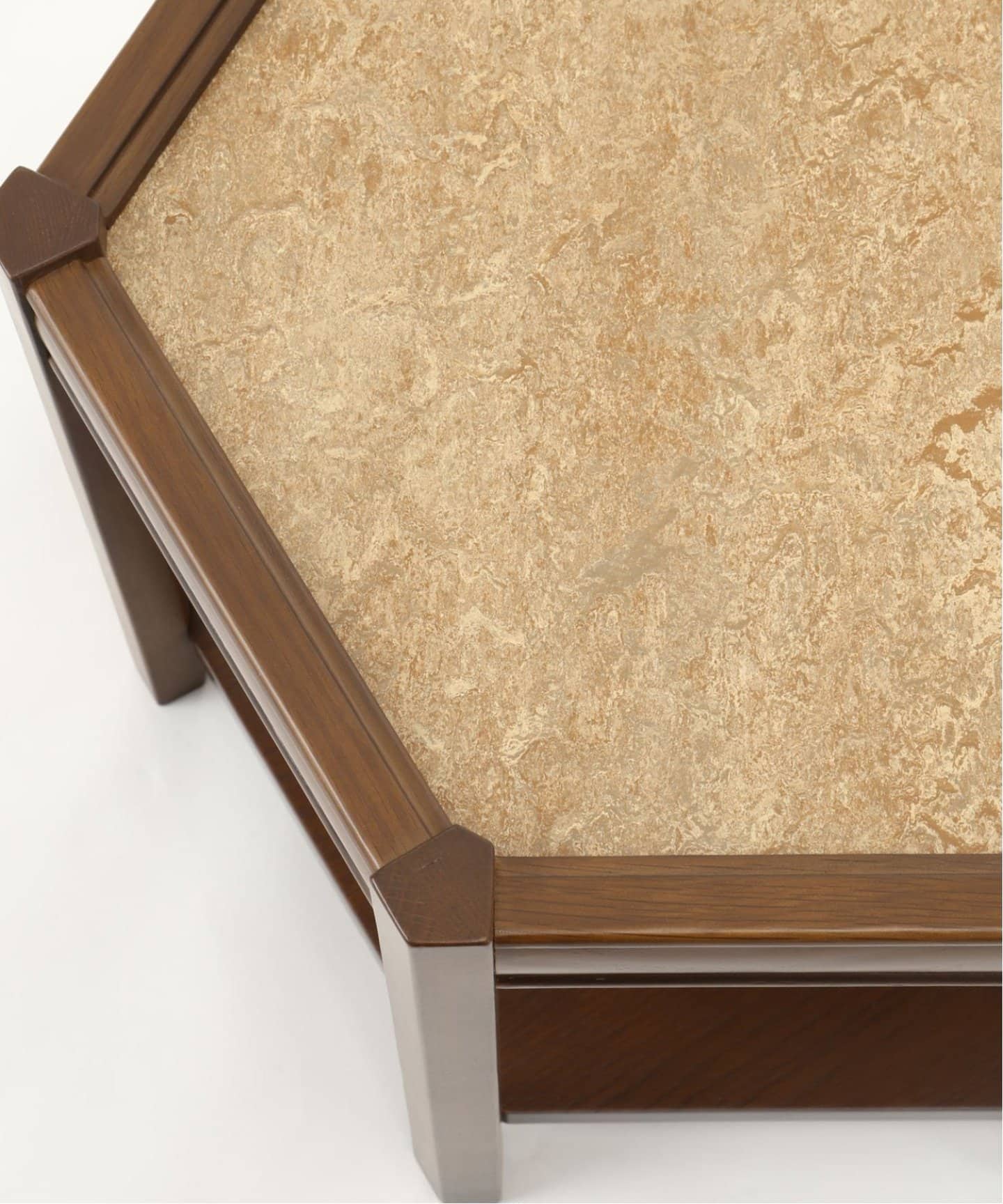 BROOKS HEXAGON TABLE_lino(BE) ブルックスヘキサゴンテーブル ベージュ　701