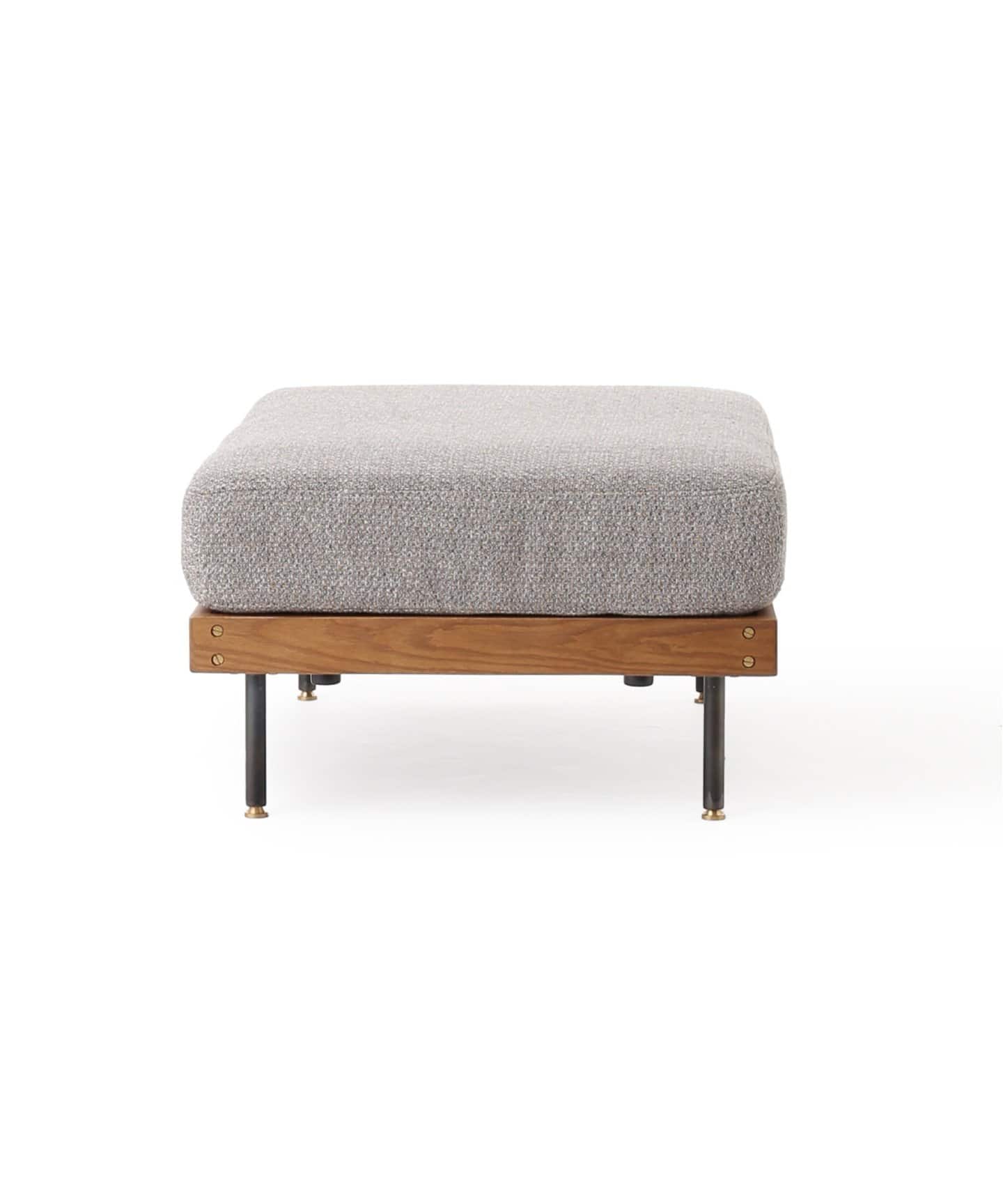 【送料お得な低価格/組立要】LILLE OTTOMAN 2ND 25(GRY)　リルオットマン 700