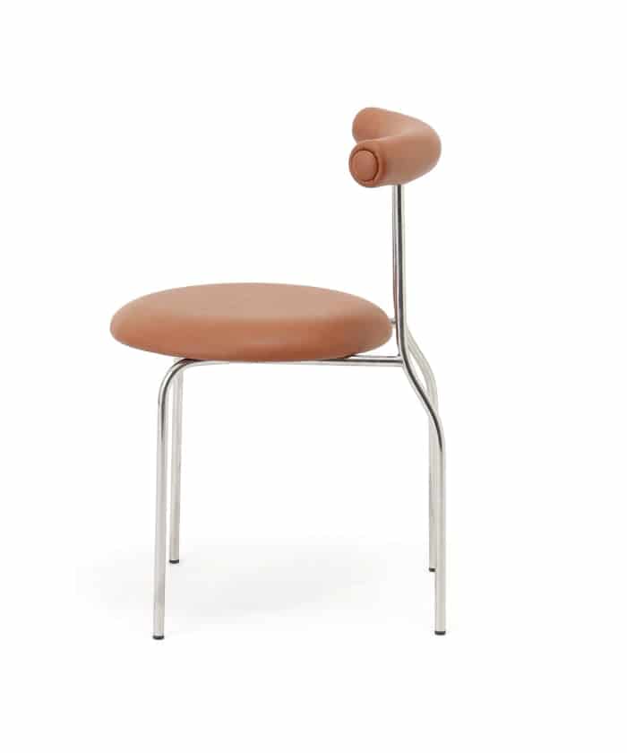 LIOR CHAIR PU BR　リオール チェア　704