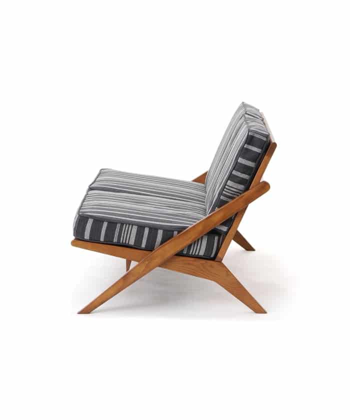 GHENT SOFA 2P COVER STRIPE(GRY)　ヘント ソファカバー 700