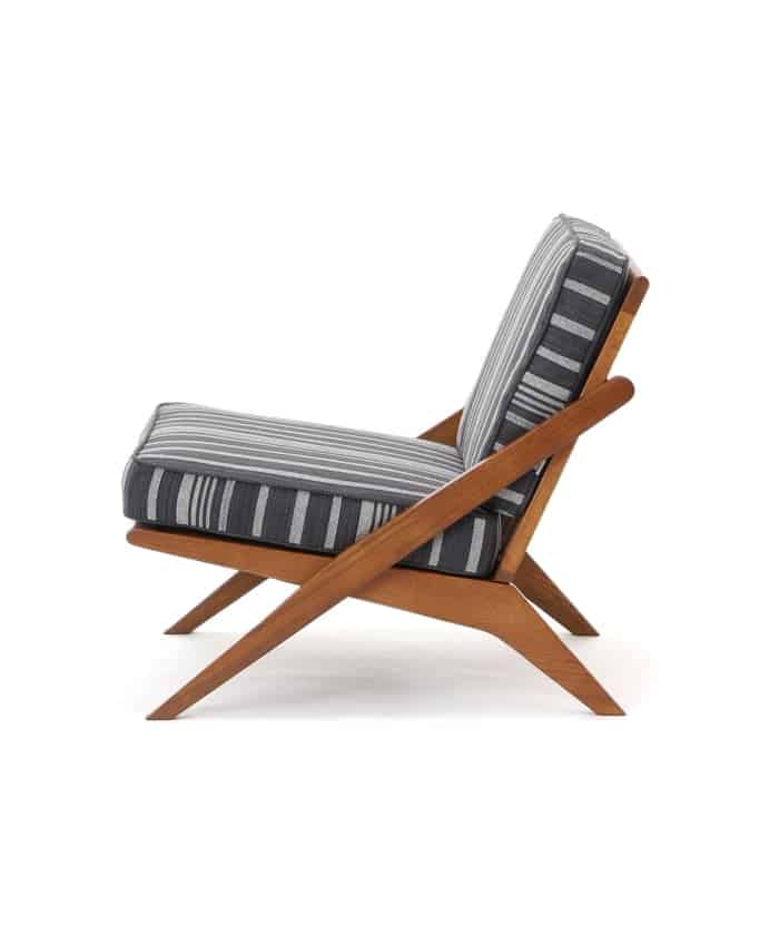 GHENT LOUNGE CHAIR COVER STRIPE(GRY)　ヘント ソファカバー 700