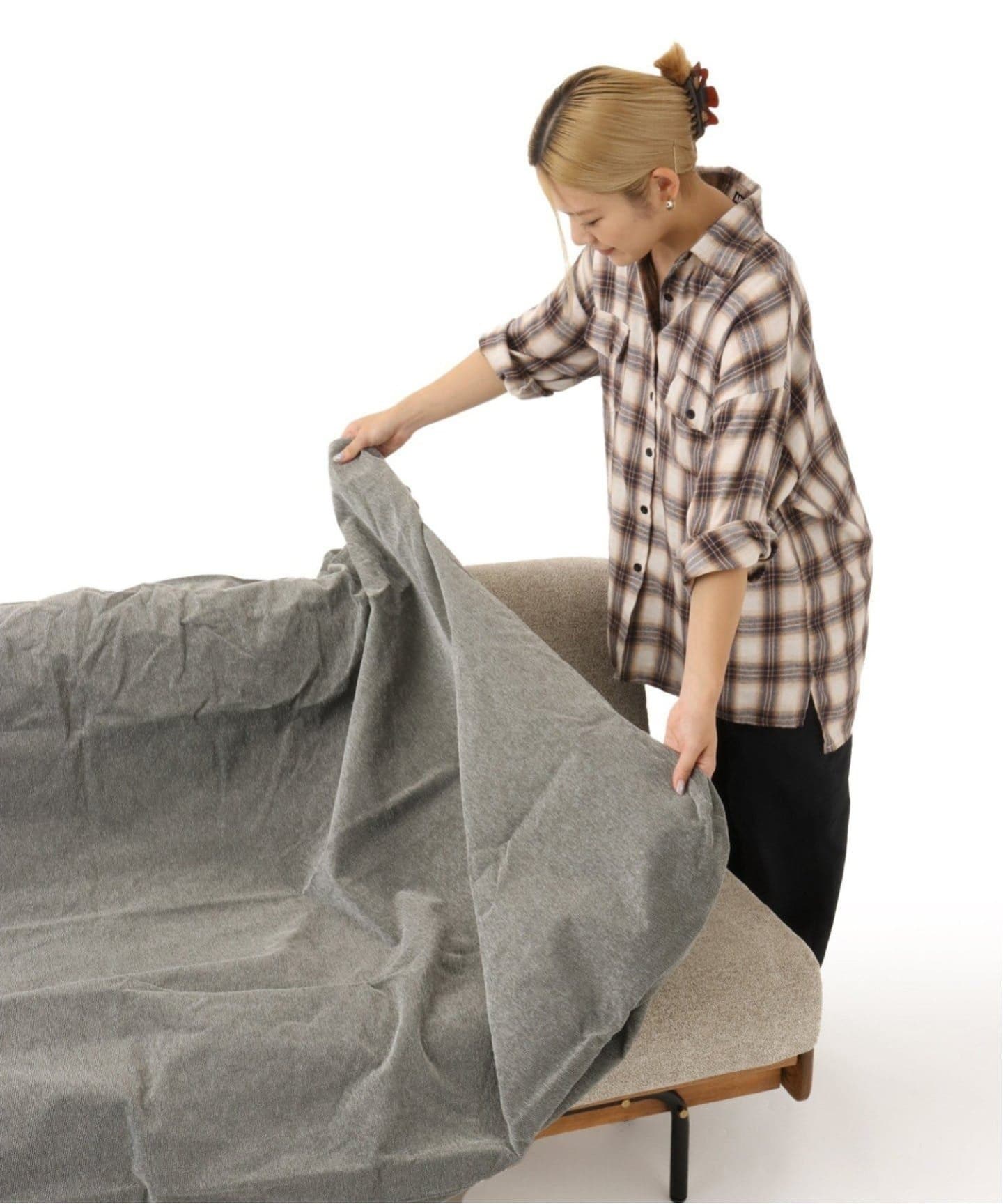 HABITAT EASY COVER 180cm ビスカ(GY)　ハビタソファ イージーカバー 180cm　700