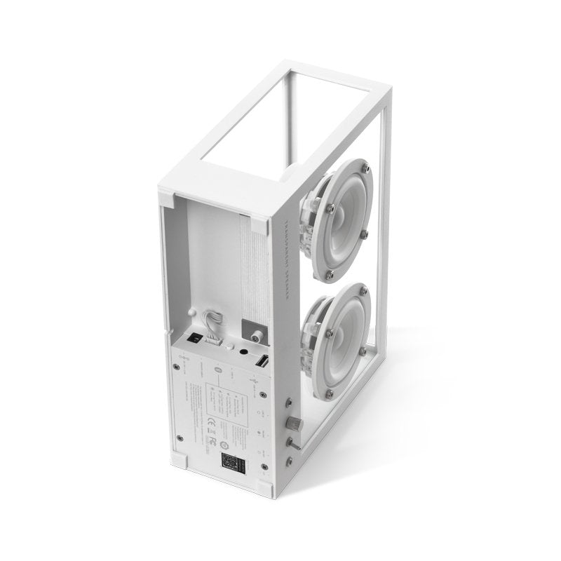 【正規取扱店】［TRANSPARENT/トランスペアレント］SMALL TRANSPARENT WHITE　スピーカー　016 ホワイト