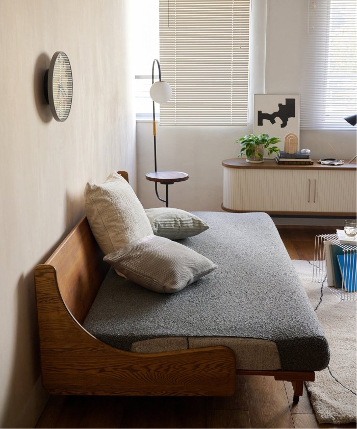 【廃番のため在庫限りで販売終了/30％OFF】 HABITAT EASY COVER 200cm Boucle(GRY)　ハビタソファ イージーカバー 200cm　700