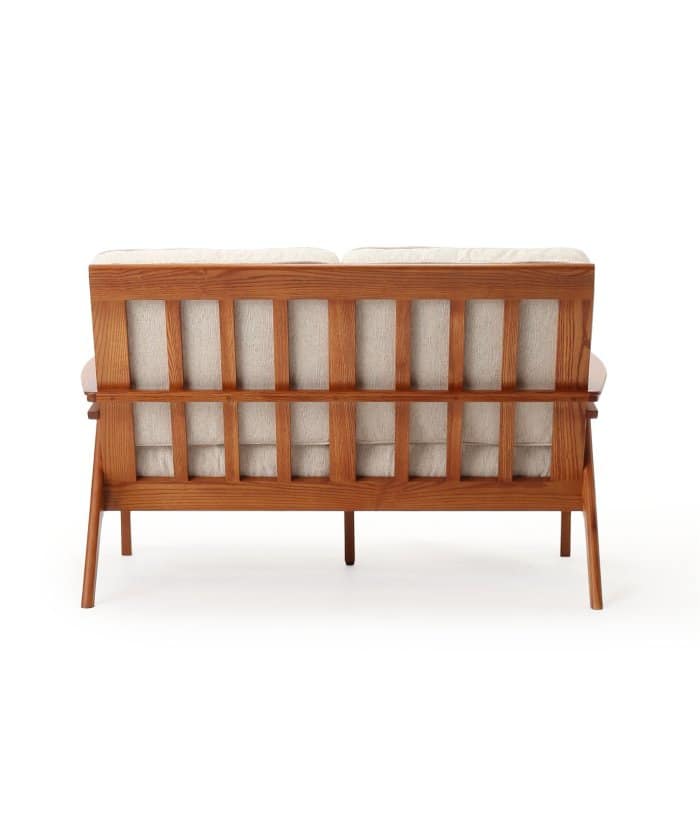 【NEW YEAR SALE/30％OFF】WICKER SOFA 2P (IV)　ウィッカーソファ アイボリー　700