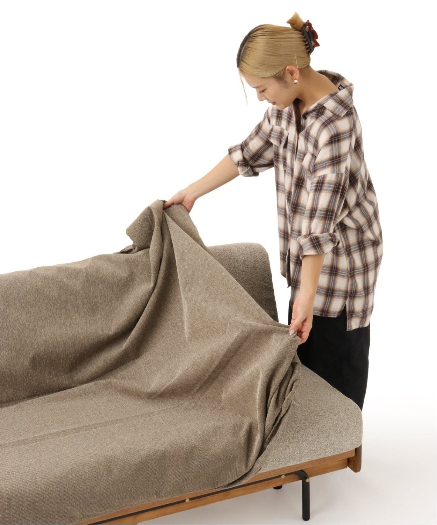 HABITAT EASY COVER 180cm ビスカ(BE)　ハビタソファ イージーカバー 180cm　家具