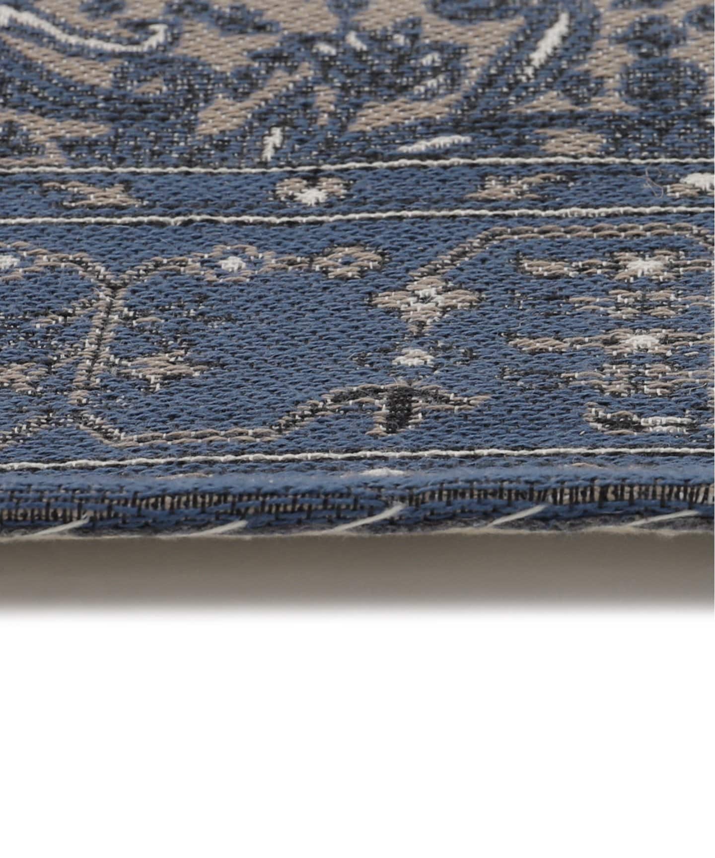 PAISLEY RUG 120X160 navy ペイズリーラグ ネイビー 013