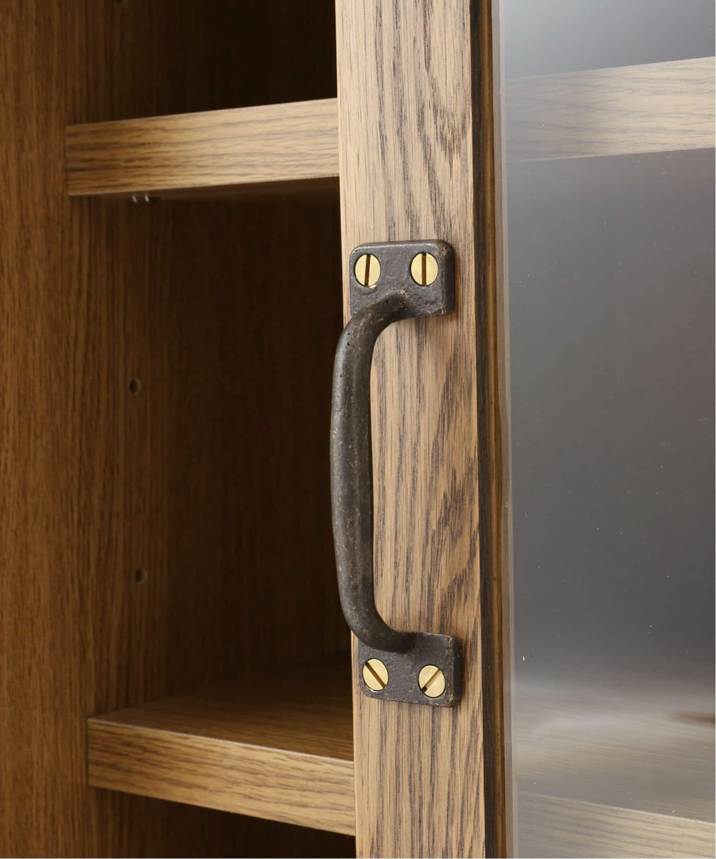 Elverson Glass Cabinet S with Drawers エルバーソンガラスキャビネットS 引き出し付き　707