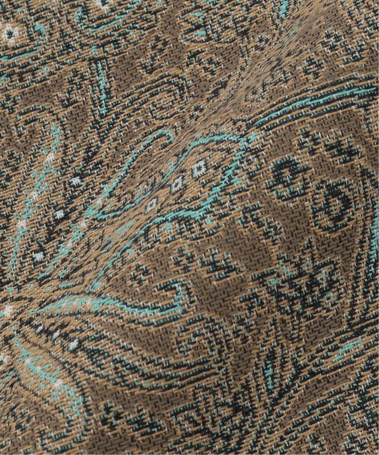 PAISLEY RUG 200X200 brown ペイズリーラグ ブラウン　013