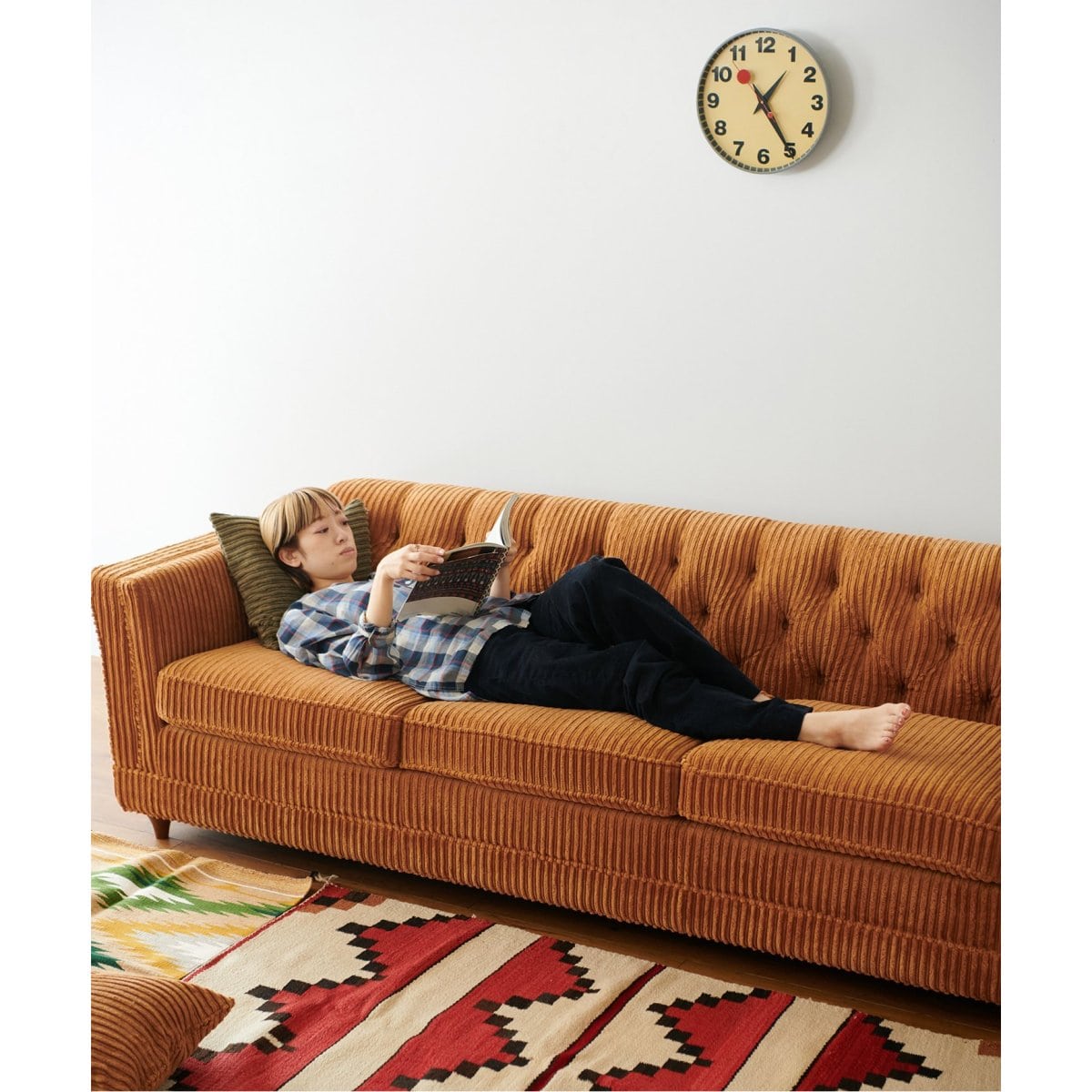 LAKEWOOD SOFA 3P マスタードW214 レイクウッドソファ 700