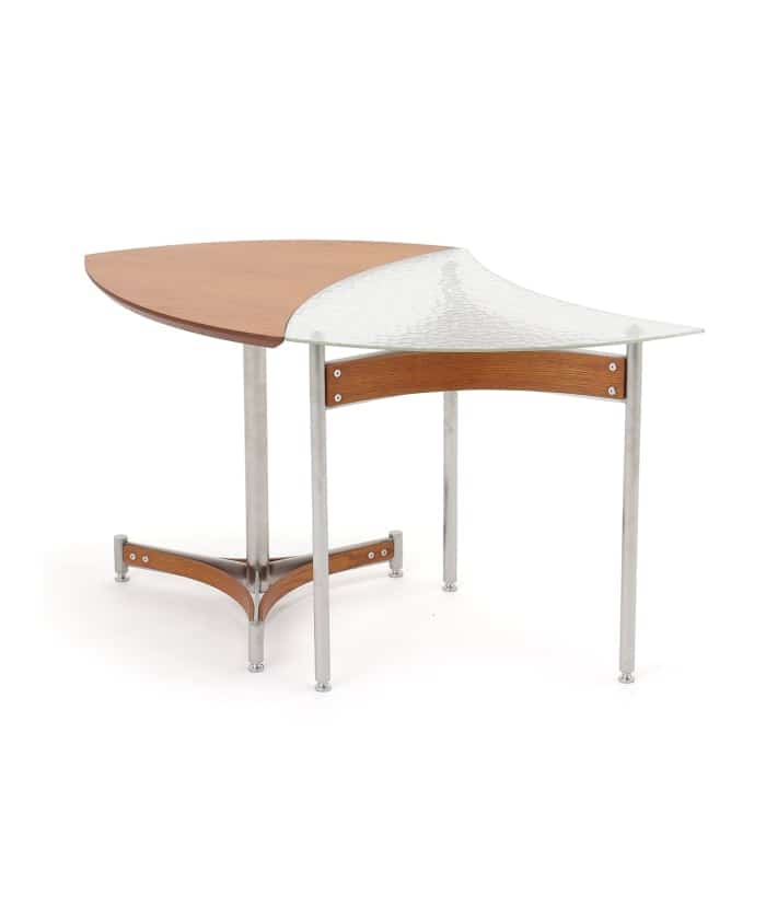【送料お得な低価格/組立要】ROSCO LEAF TABLE GLASS　ロスコ サイドテーブル　701