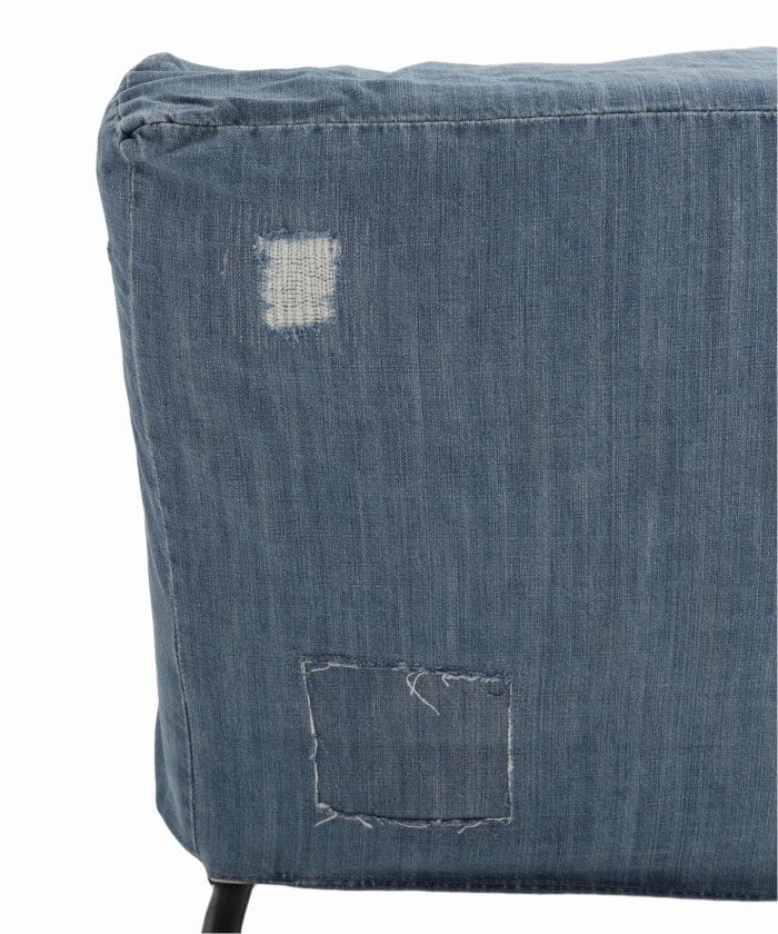 【廃番のため在庫限りで販売終了/50%OFF】RODEZ SOFA 2P Damage DENIM COVER(カバーのみ)　700