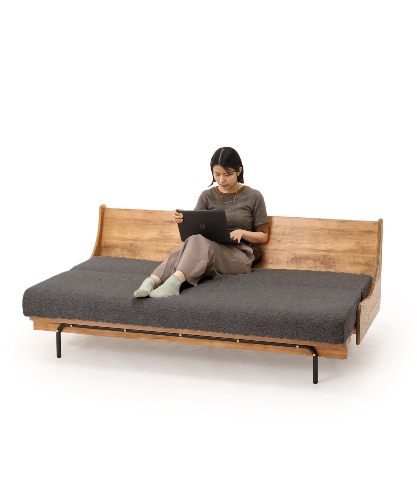 再入荷】HABITAT SOFA BED 180cm ハビタソファ ベット グレー 家具(グレー)｜ ジャーナルスタンダード  ファニチャー｜福岡PARCO | ONLINE PARCO（オンラインパルコ）