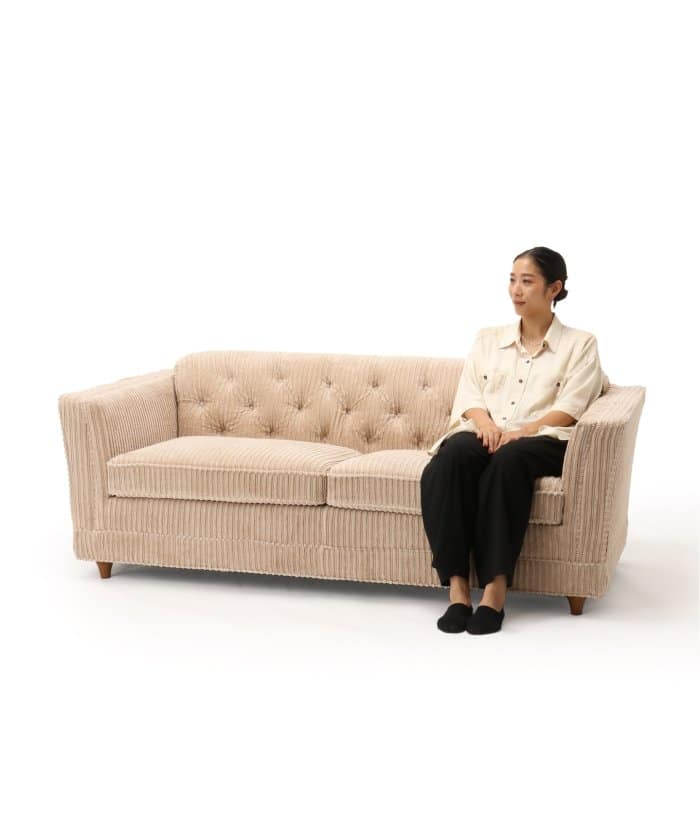 【ラスト2点】【廃番のため在庫限りで販売終了/30%OFF】LAKEWOOD SOFA 2P　ベージュ W180 レイクウッドソファ　700