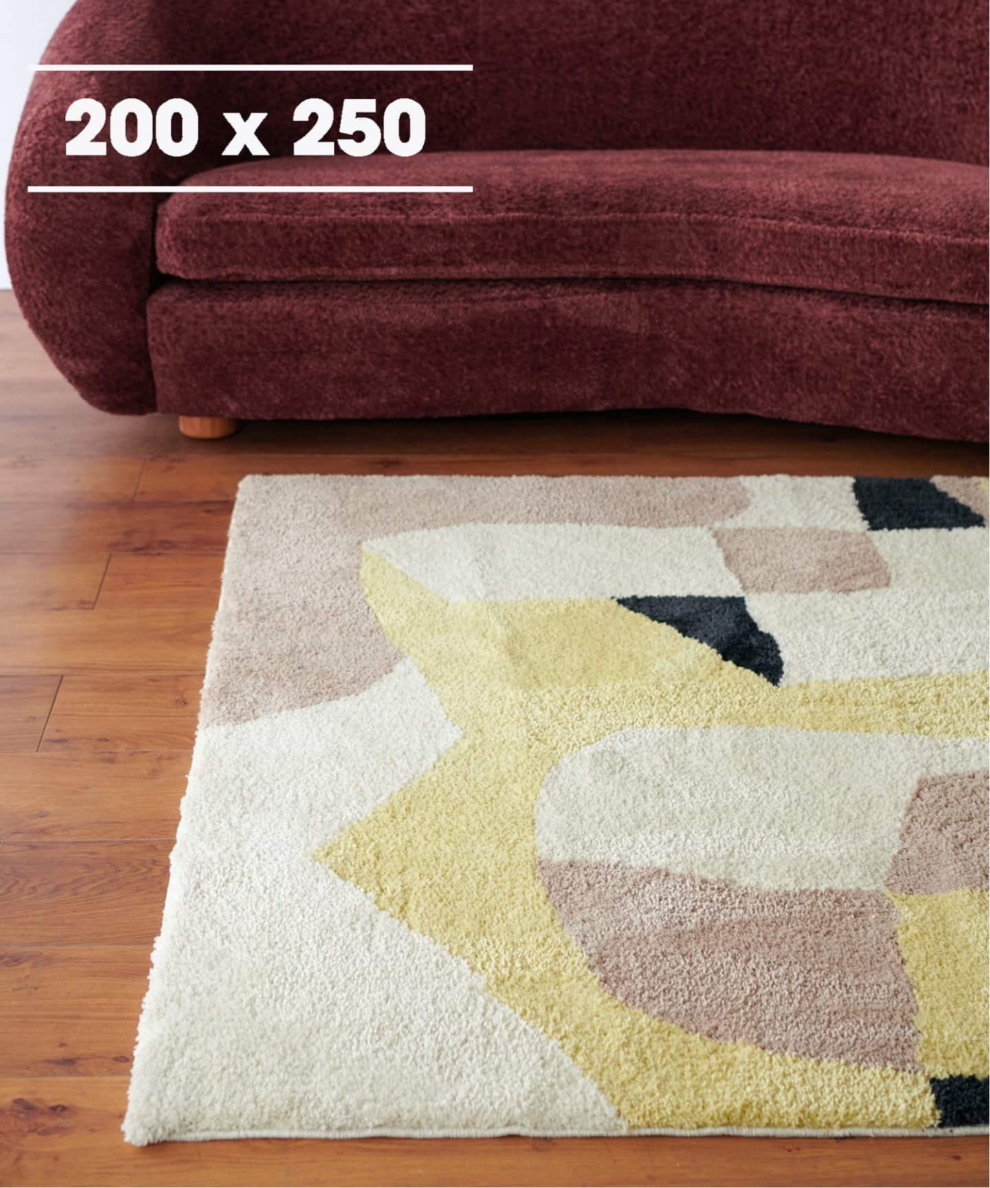 PICFAIR RUG 200x250　ピクフェアラグ　イエロー　013 イエロー