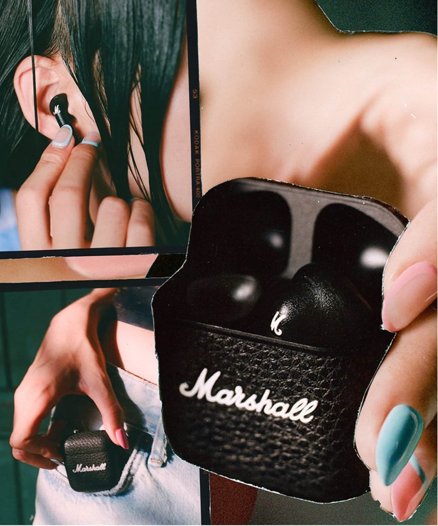 【正規取扱店】［Marshall/マーシャル］MINOR4 BLACK   ワイヤレス イヤホン　016