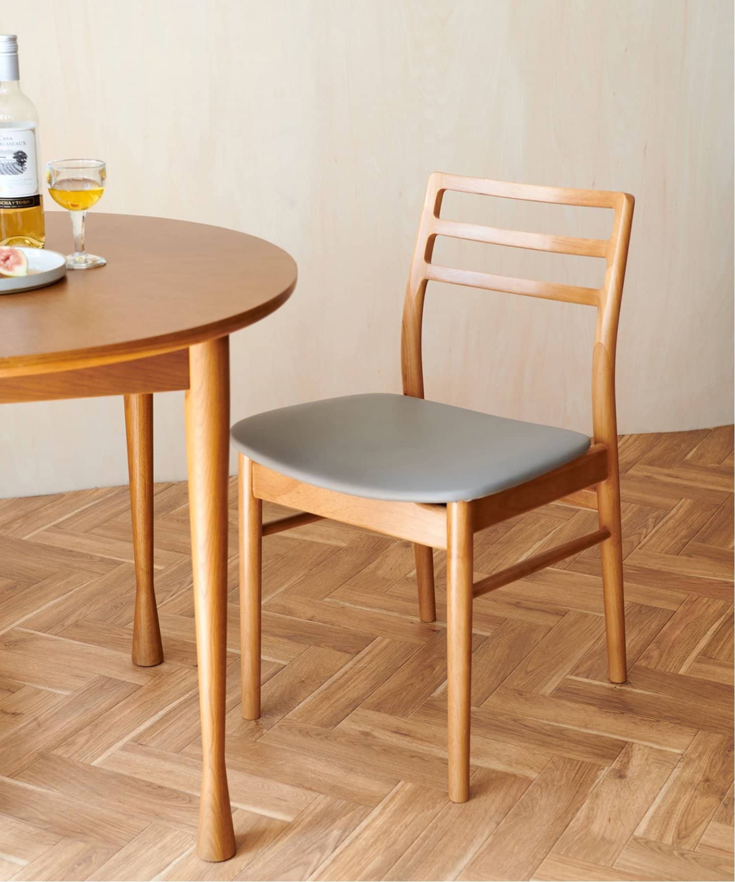 【送料お得な低価格/完成品】AROS DINING CHAIR natural　アロス チェア ナチュラル　704