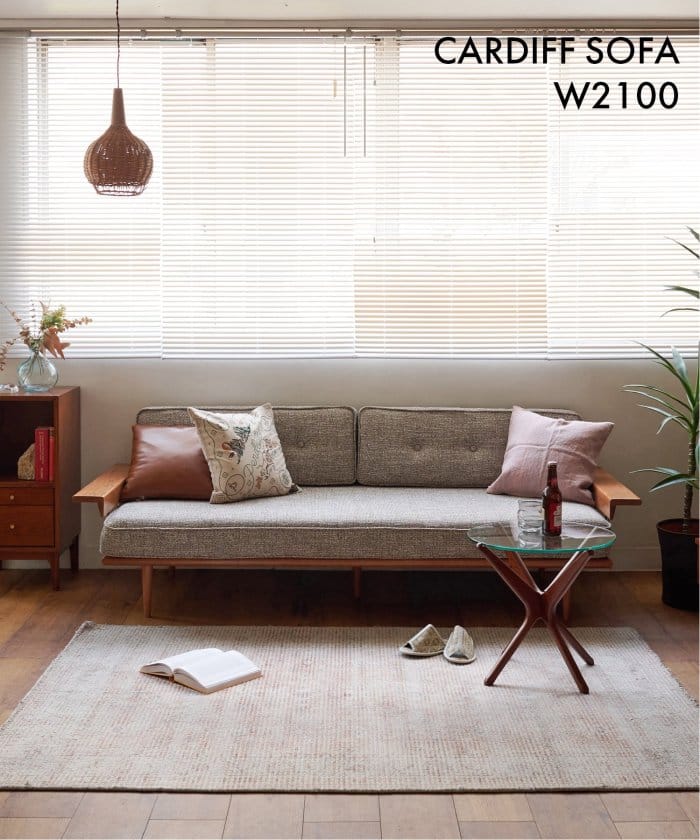 CARDIFF SOFA W2100 2nd BEIGE　カーディフソファ　700