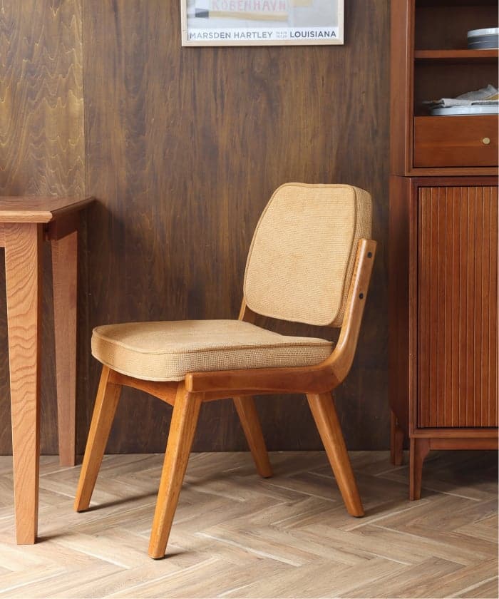 【送料お得な低価格/完成品】SIERRA CHAIR (Fabric yellow)　シエラチェア　イエロー 704