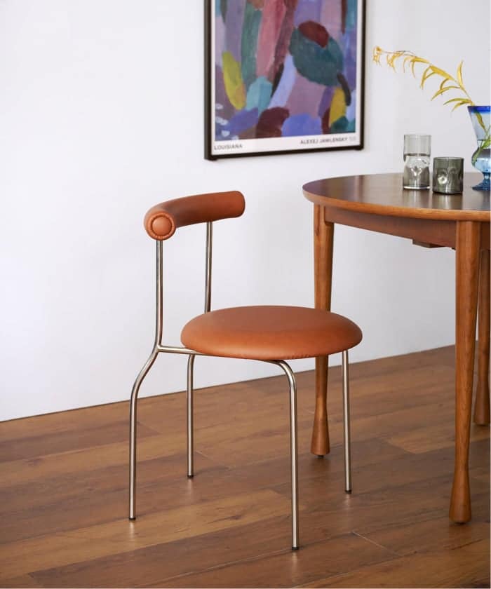 LIOR CHAIR PU BR　リオール チェア　704