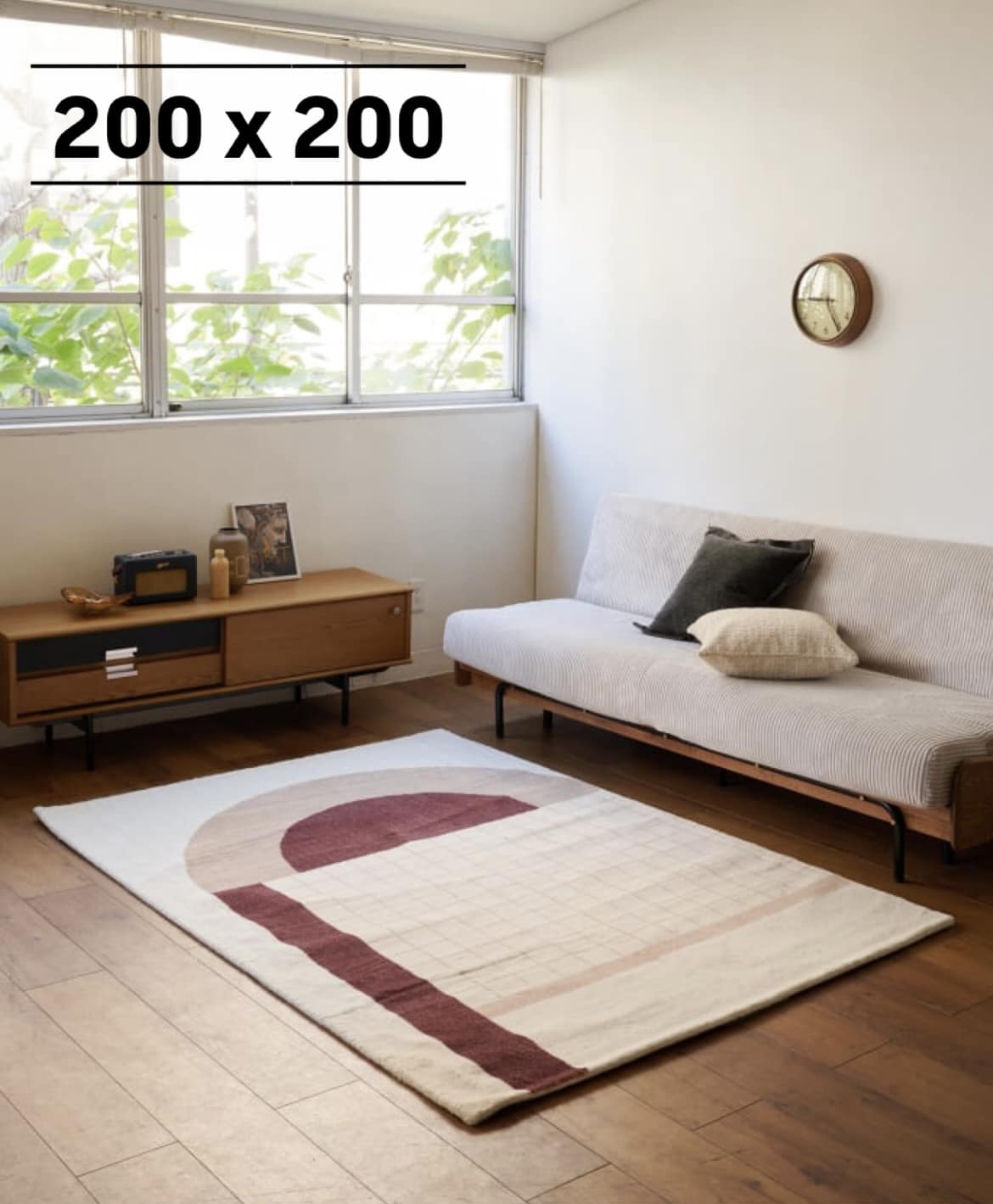 FAIRBURN RUG 200X200　フェアバーン ラグ　013