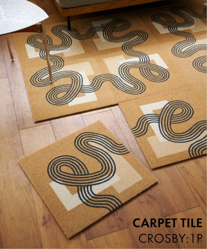 CARPET TILE CROSBY 1P キャメル　カーペットタイル 013