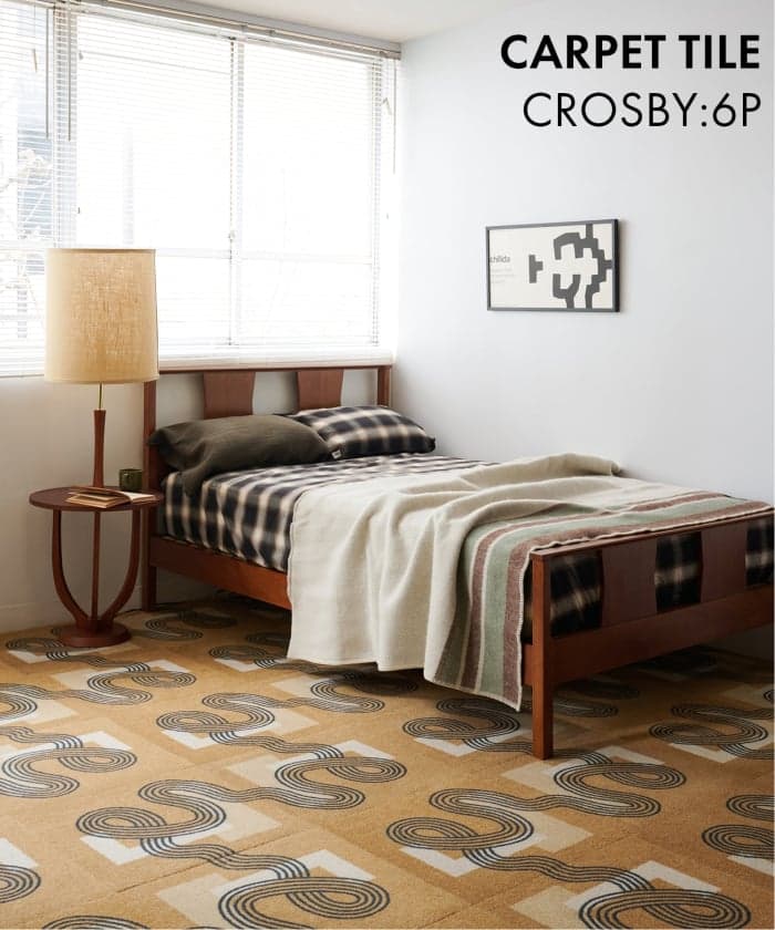 CARPET TILE CROSBY 6P キャメル　カーペットタイル 013