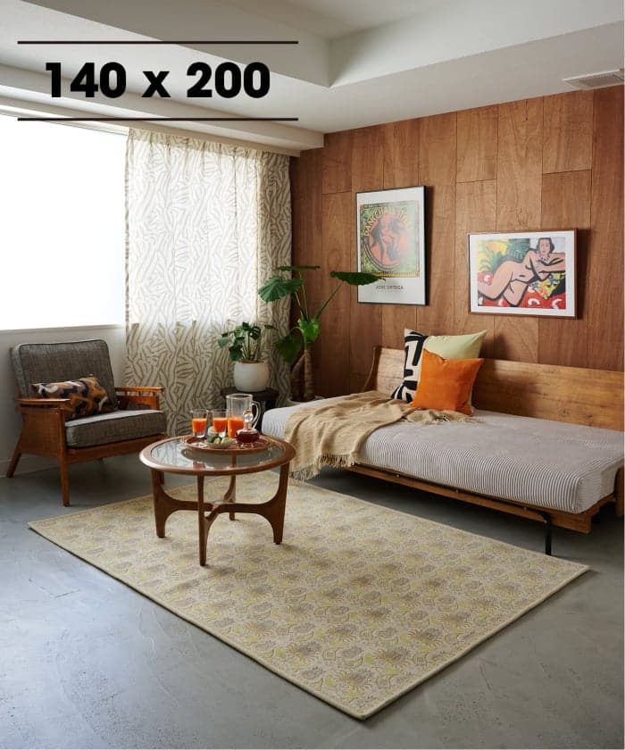 BLOOMPAISLEY RUG 140X200　ブルームペイズリー ラグ　013