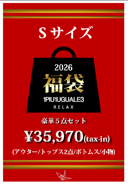 5点セット福袋2026【Sサイズ】(1月1日以降順次発送) SECRET S
