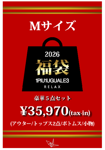5点セット福袋2026【Mサイズ】(1月1日以降順次発送) SECRET M