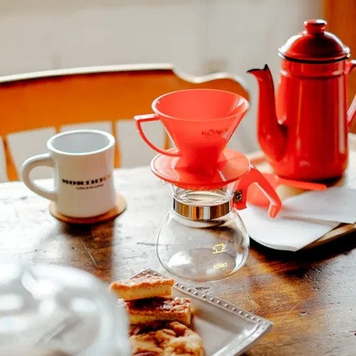 KONO名門2人用ドリッパーセット　カラーモデル（レッド）