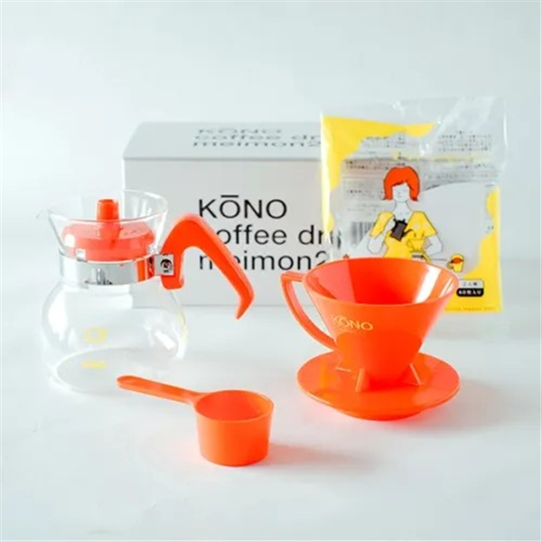 KONO名門2人用ドリッパーセット　カラーモデル（レッド）
