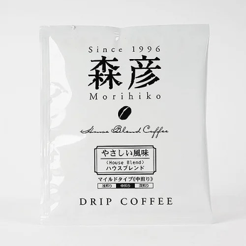 ドリップバッグ「森彦 ハウスブレンド やさしい風味」【中煎りコーヒー】
