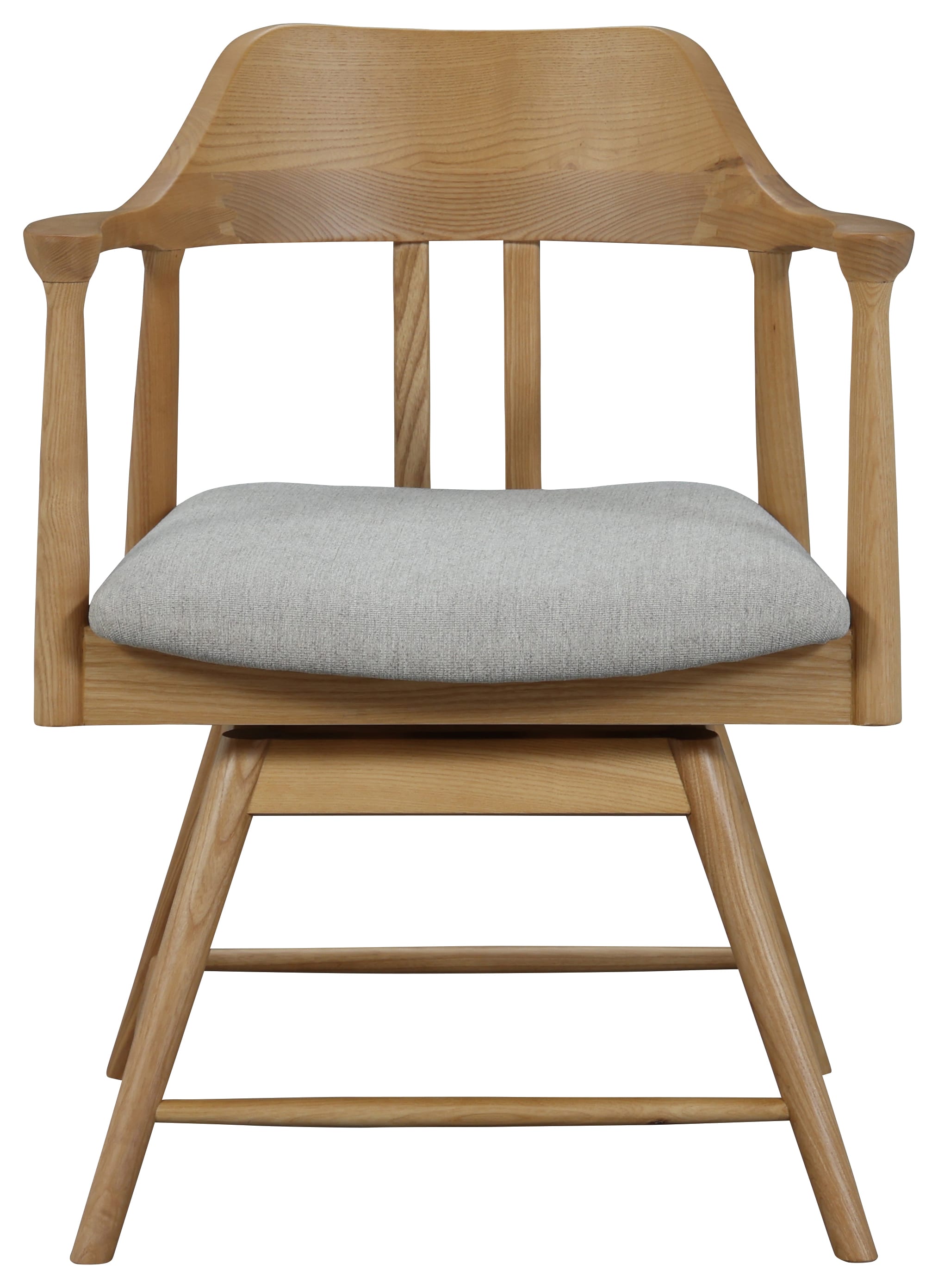 アーロ(回転)ダイニングチェア ナチュラル/ベージュ