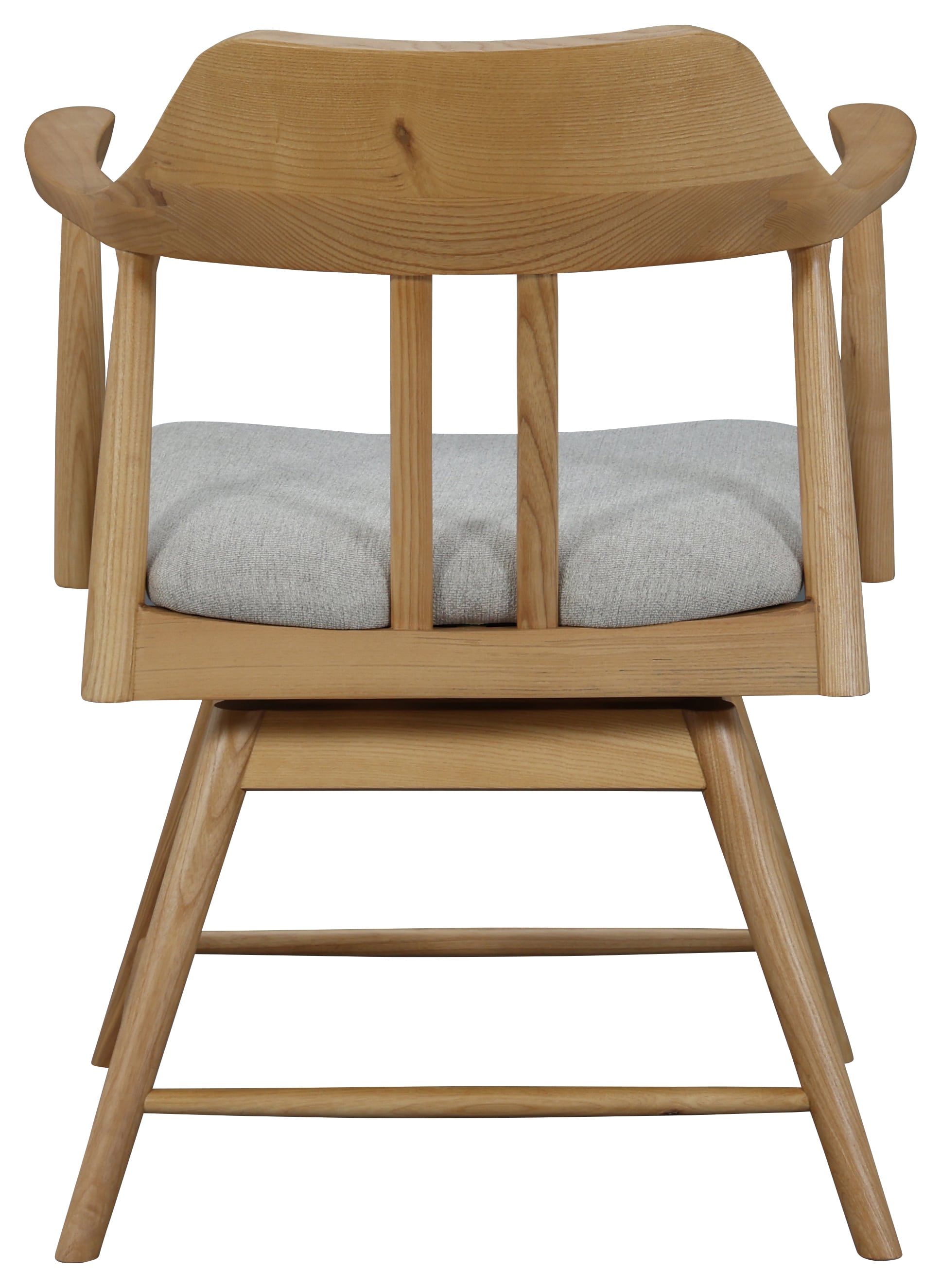 アーロ(回転)ダイニングチェア ナチュラル/ベージュ