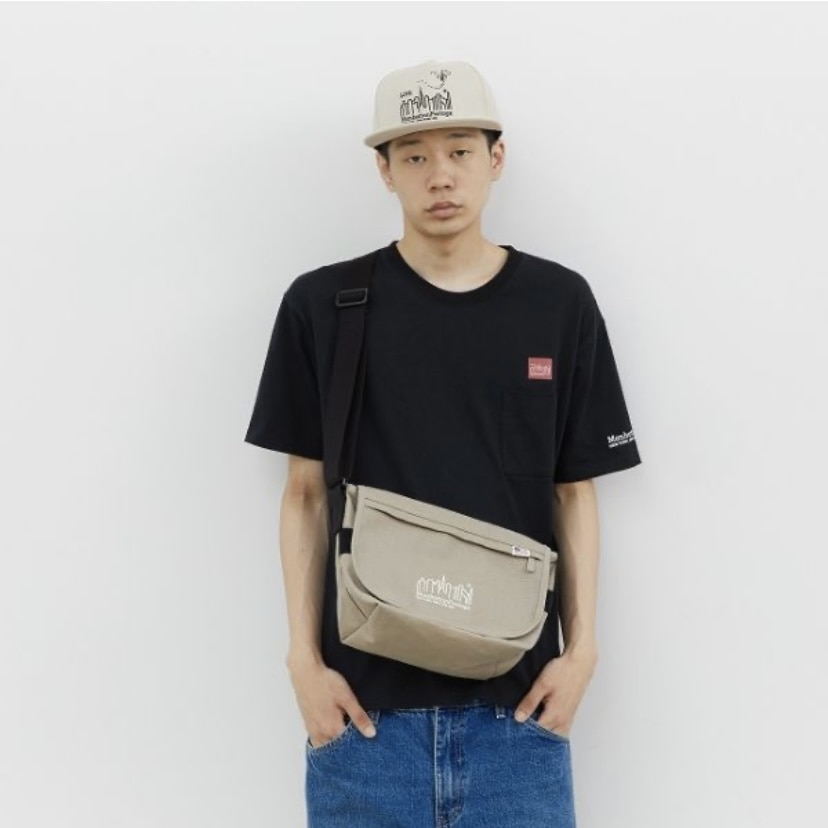 Casual Messenger Bag JR Canvas(S Beige)｜ マンハッタン ポーテージ