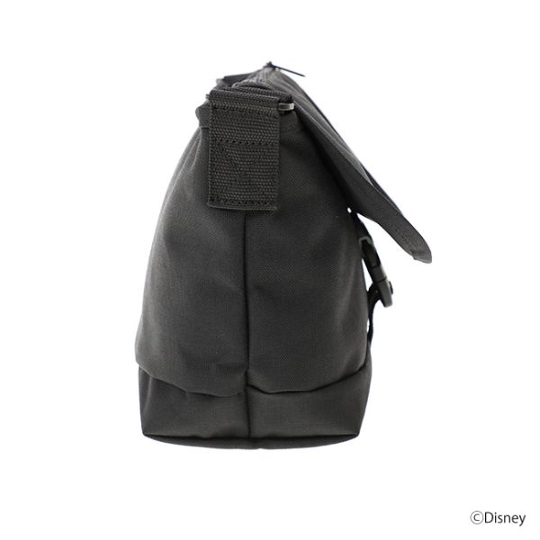 Nylon Messenger Bag JRS Flap Zipper Pocket / Minnie Mouse(S Black