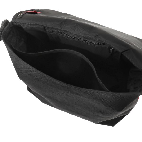 NY Messenger Bag JR Back Pocket W/ Divider Magnet Black Ｍ