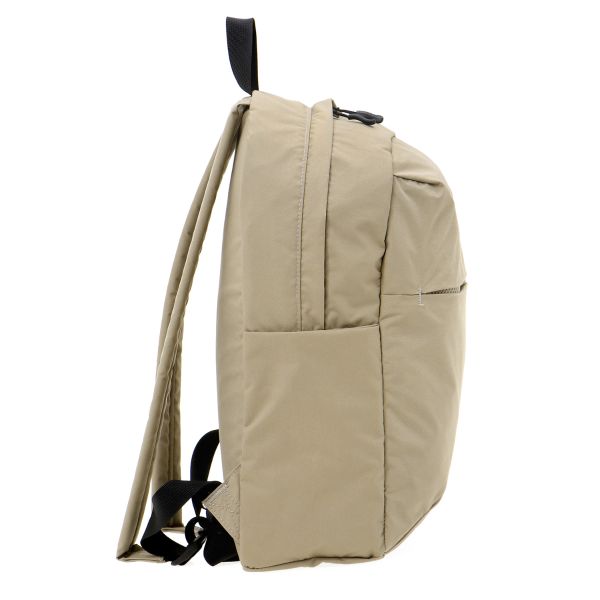 Queensboro Backpack Back Pocket Nylon Tussah Quill Beige Ｍ