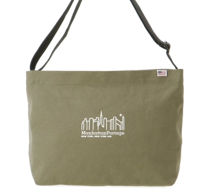 Clearview Shoulder Bag Canvas Blue M