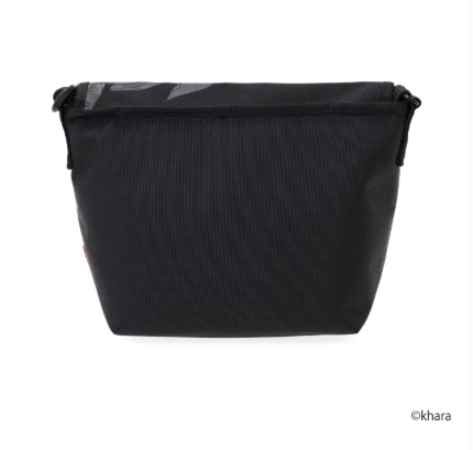 NYLON MESSENGER BAG JR (SM) MGNT REVA Black S