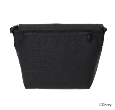 NYLON MESSENGER BAG JR (SM) BP W/DIV MGNT 500D CORDURA / ZOOTOPIA Black S