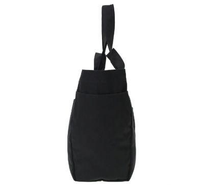 THOMAS PAINE TOTE BAG COMBED COTTON GABARDINE DPL Black Ｌ